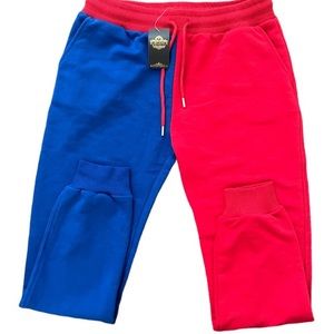 Elegance Joggers Blue & Red Men’s XL NWT